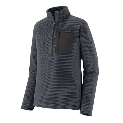 Patagonia R1 Air Fleece Midlayer Zip‑Neck in molder blue colour