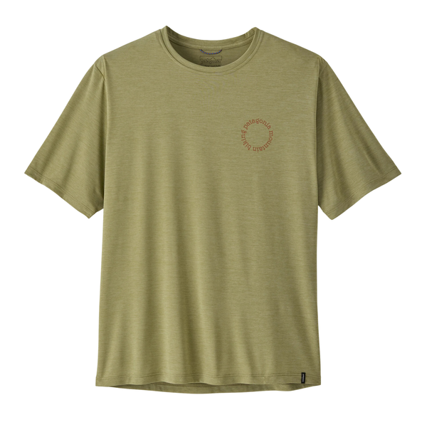 Patagonia Men’s Capilene Cool Daily Shirt Spoke Stencil front view