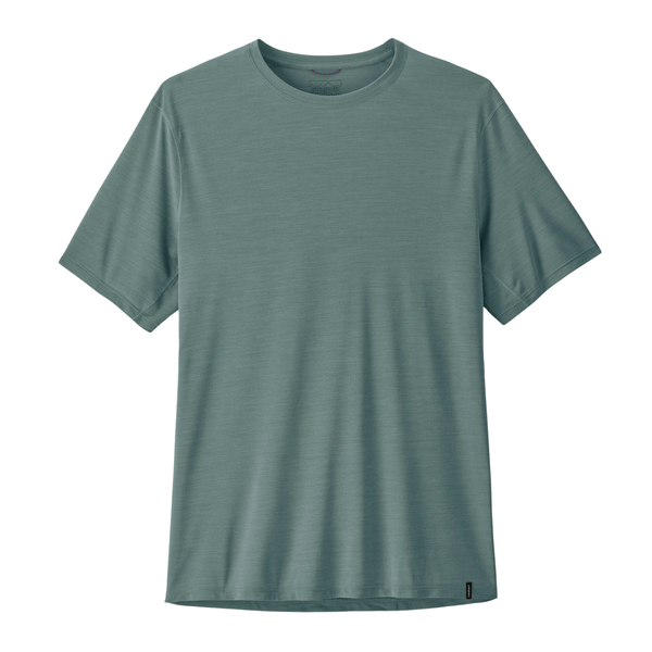 Patagonia Men’s Capilene Cool Ultra Shirt blue sage close up front view