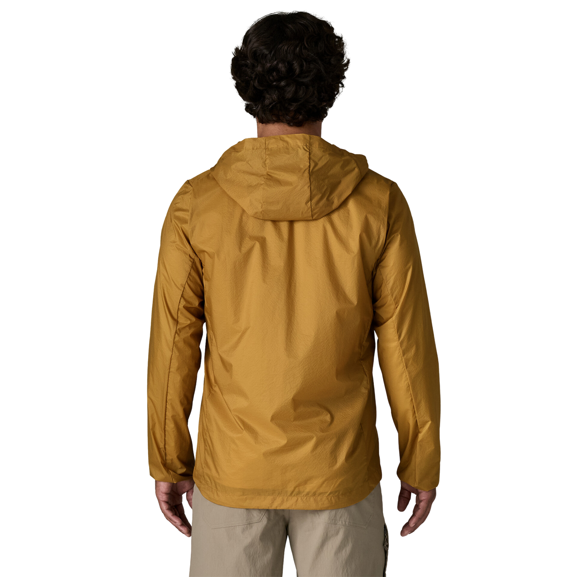 Patagonia Men’s Houdini Windbreaker Jacket in use back view
