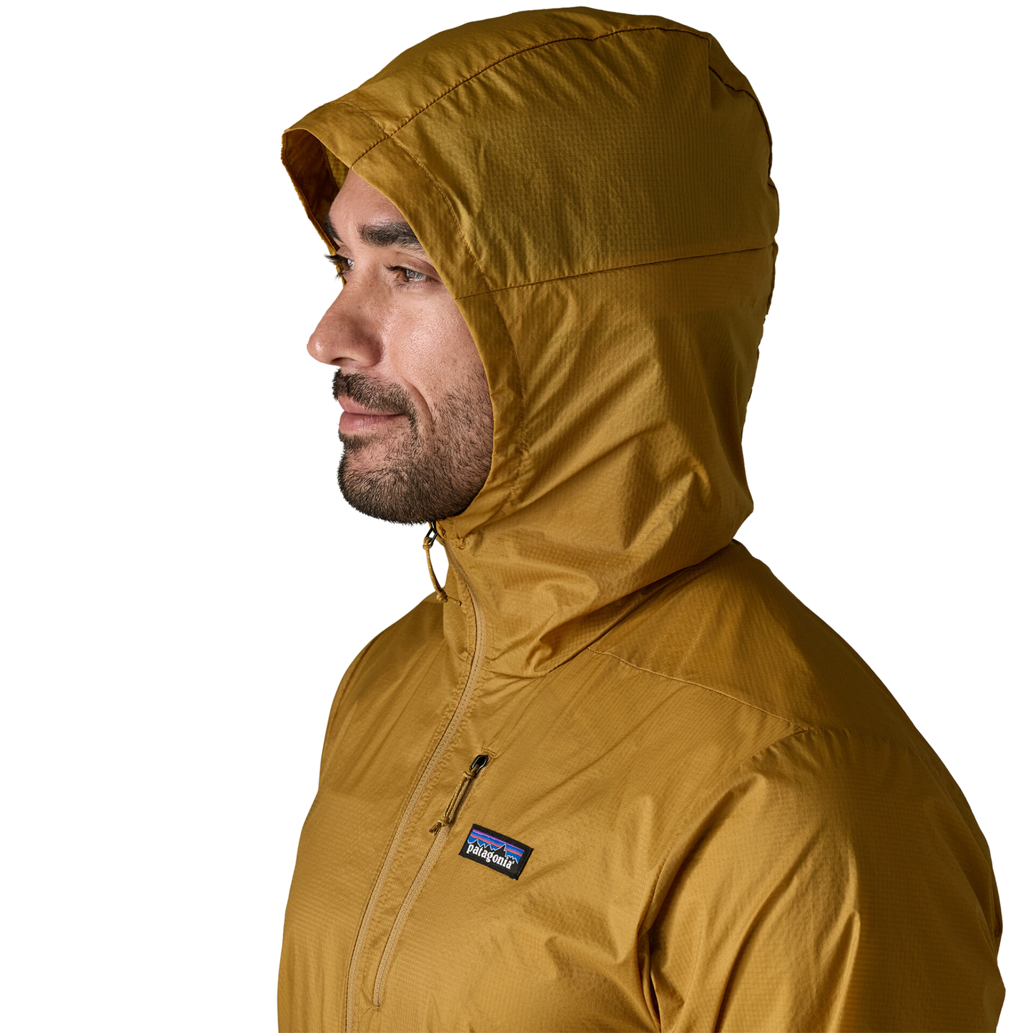 Patagonia Houdini wind shell hood detail