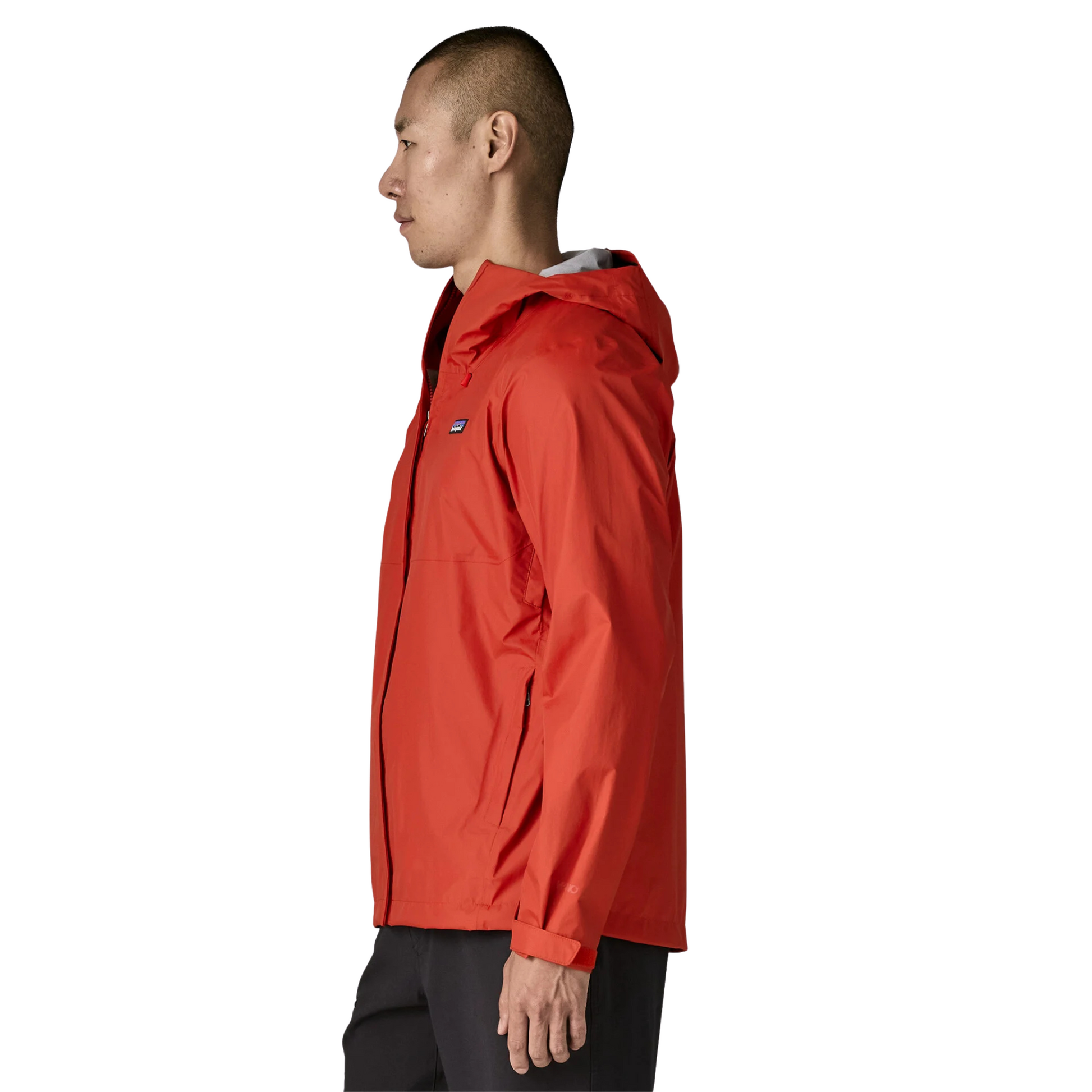 Patagonia Torrentshell 3L Rain Jacket Amita Red colour, side