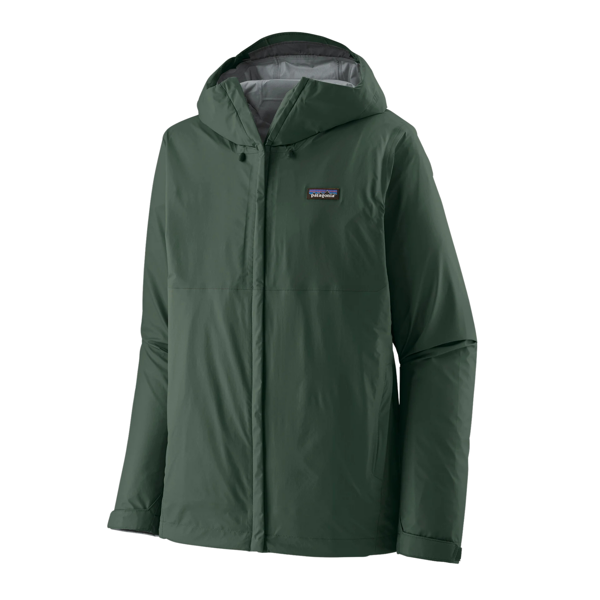 Patagonia Torrentshell 3L Rain Jacket Old Growth Green colour, front