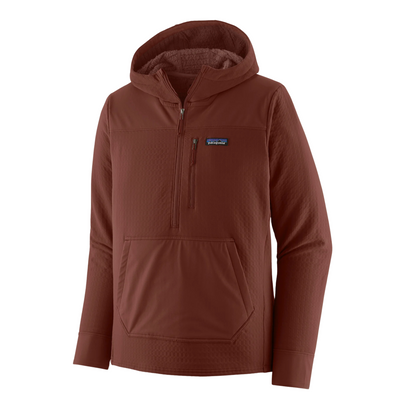 Patagonia Men’s R2 TechFace Pullover Midlayer Fleece in dried vanilla 