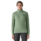 Patagonia Women’s R1 Air Fleece Midlayer Zip‑Neck in Elmwood Green, front