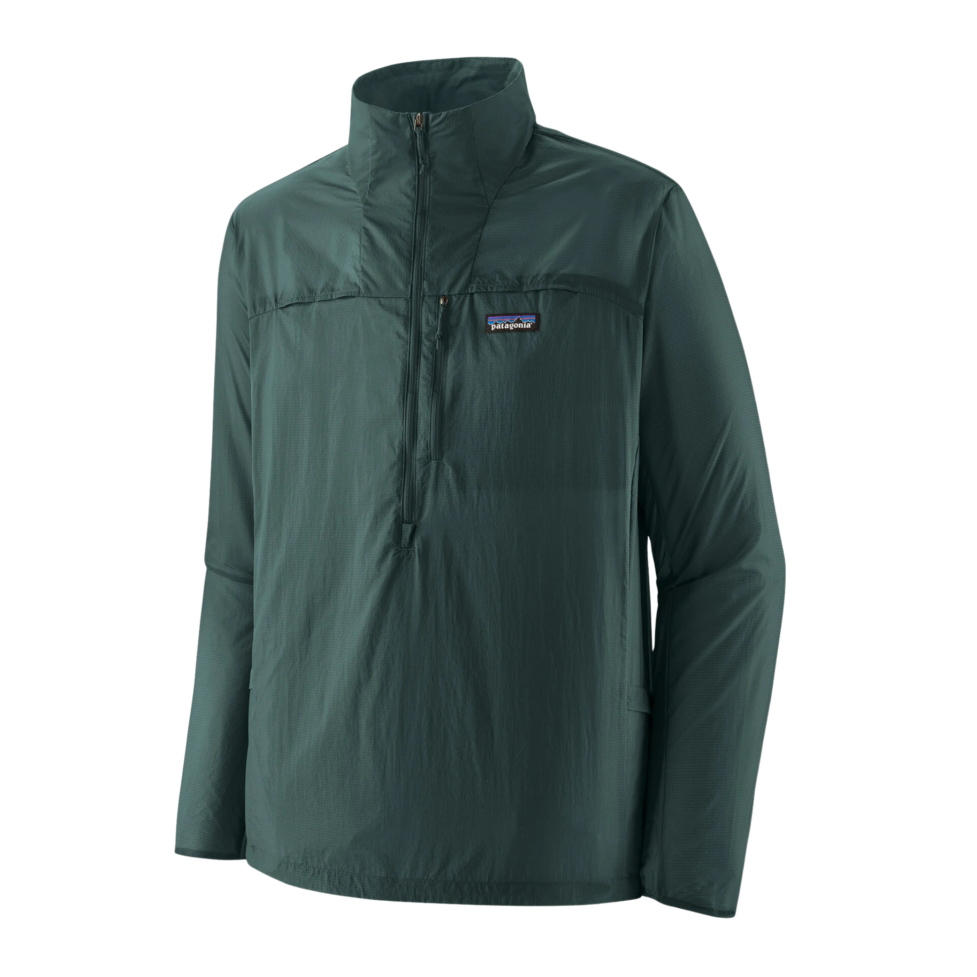 Patagonia Men’s Houdini Stash Half‑Zip Pullover in Cascade Green colour