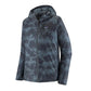 Patagonia Men's Houdini lightweight windbreaker jacket made from recycled nylon ripstop with adjustable hood, zippered chest pocket and reflective P-6 logo.