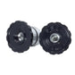 Paul Components bar end plugs black front view