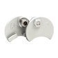 Paul Components Moon Unit cable hanger silver closeup view