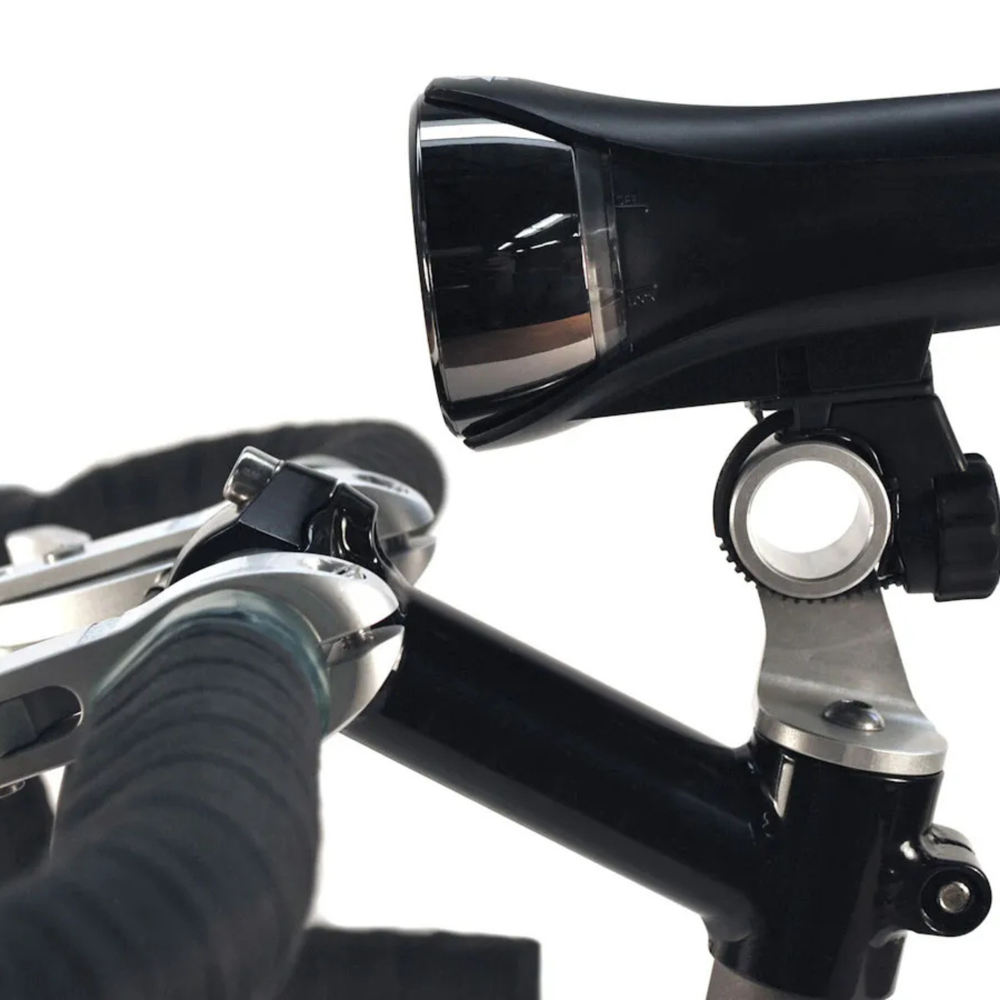 Paul Components stem cap light mount installed on bike
