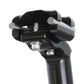Paul Components Tall & Handsome aluminum bicycle seatpost with 26mm setback and adjustable two-bolt saddle clamp, available in Black and Silver.