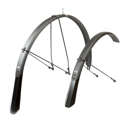 PDW Full Metal aluminum bicycle fenders on white background
