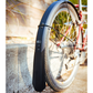 PDW Full Metal aluminum bicycle fenders installed on bike