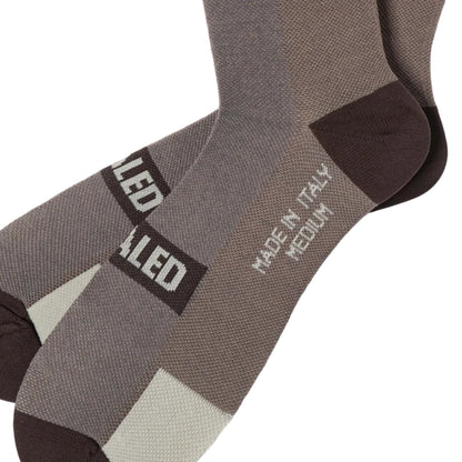 PEdALED Element PrimaLoft insulated winter cycling socks featuring a warm wool-blend construction and moisture-wicking, quick-drying fibres.