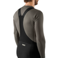 PEdALED Odyssey men's winter cycling bib tights featuring insulating fleece, weather-resistant thigh panels, three cargo pockets and reflective leg details.