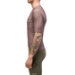 PEdALED Odyssey Jersey in Dark Purple in use left side view