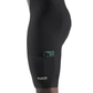 PEdALED Odyssey Training Bib Shorts Black in use left pocket view