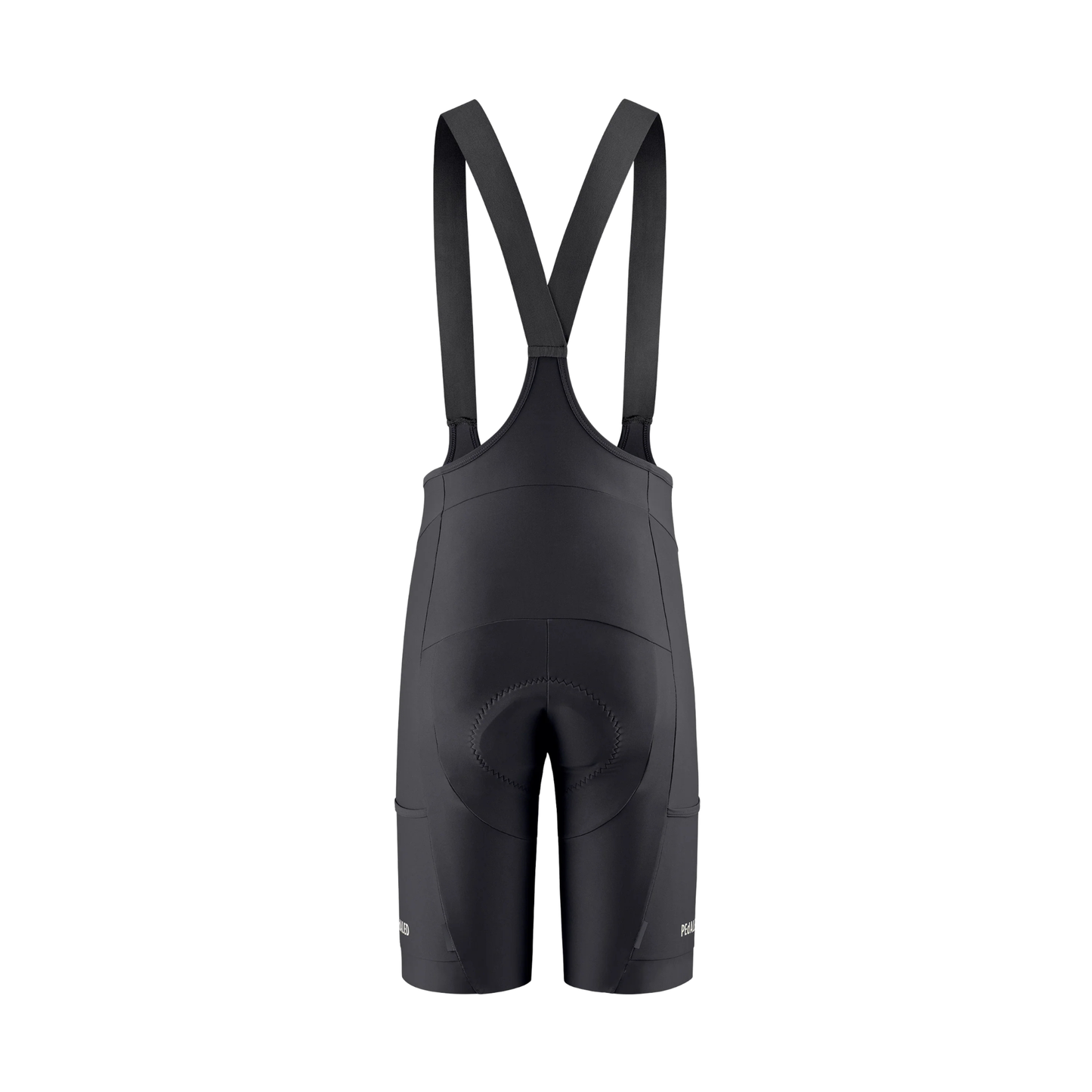PEdALED Odyssey Training Bib Shorts Black back view