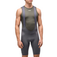 PEdALED Odyssey Training Bib Shorts Grey in use front view