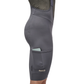 PEdALED Odyssey Training Bib Shorts Grey in use right pocket view