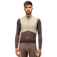 PEdALED Odyssey Windblock Merino long-sleeve men's cycling jersey with wind-blocking chest panels, seven storage pockets and reflective rear details.