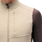 PEdALED Odyssey Windblock Merino long-sleeve men's cycling jersey with wind-blocking chest panels, seven storage pockets and reflective rear details.