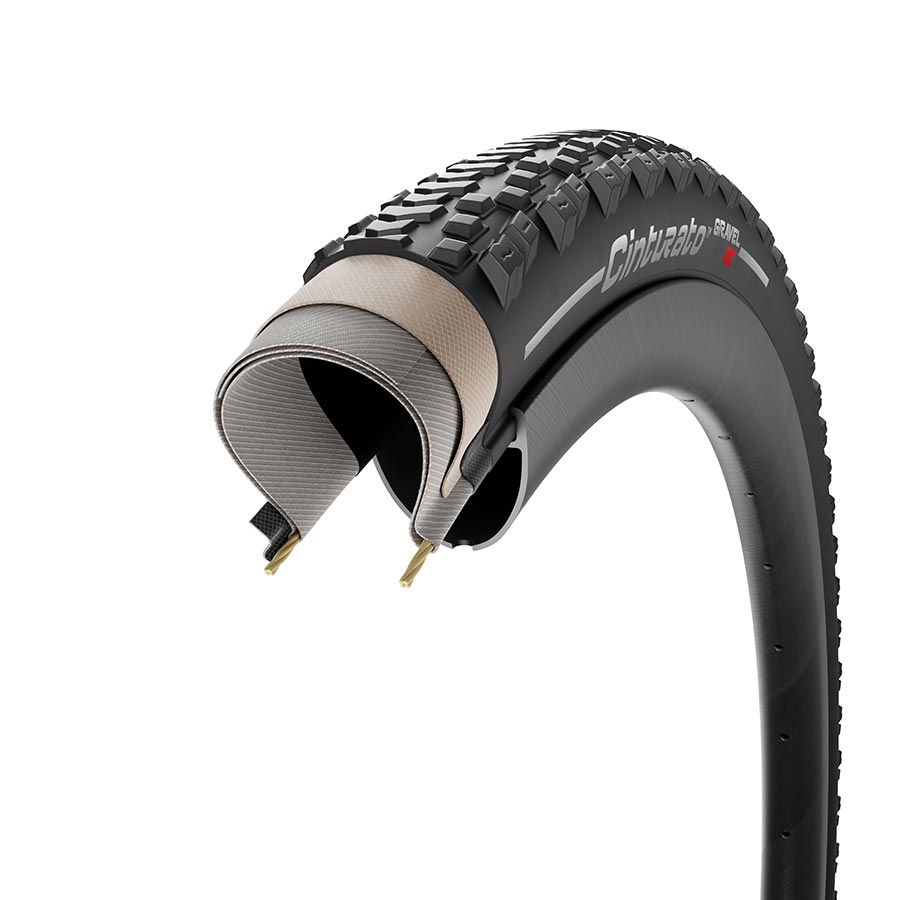 Pirelli Cinturato Gravel RC black layers view