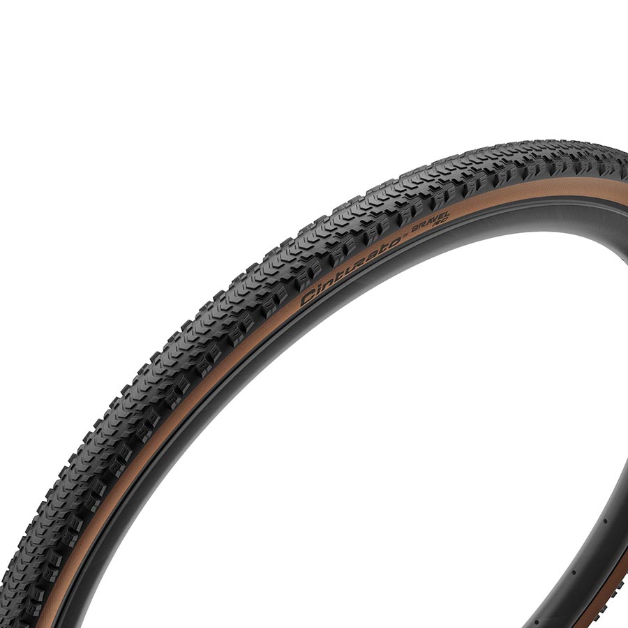 Pirelli Cinturato Gravel RC tan wall profile view