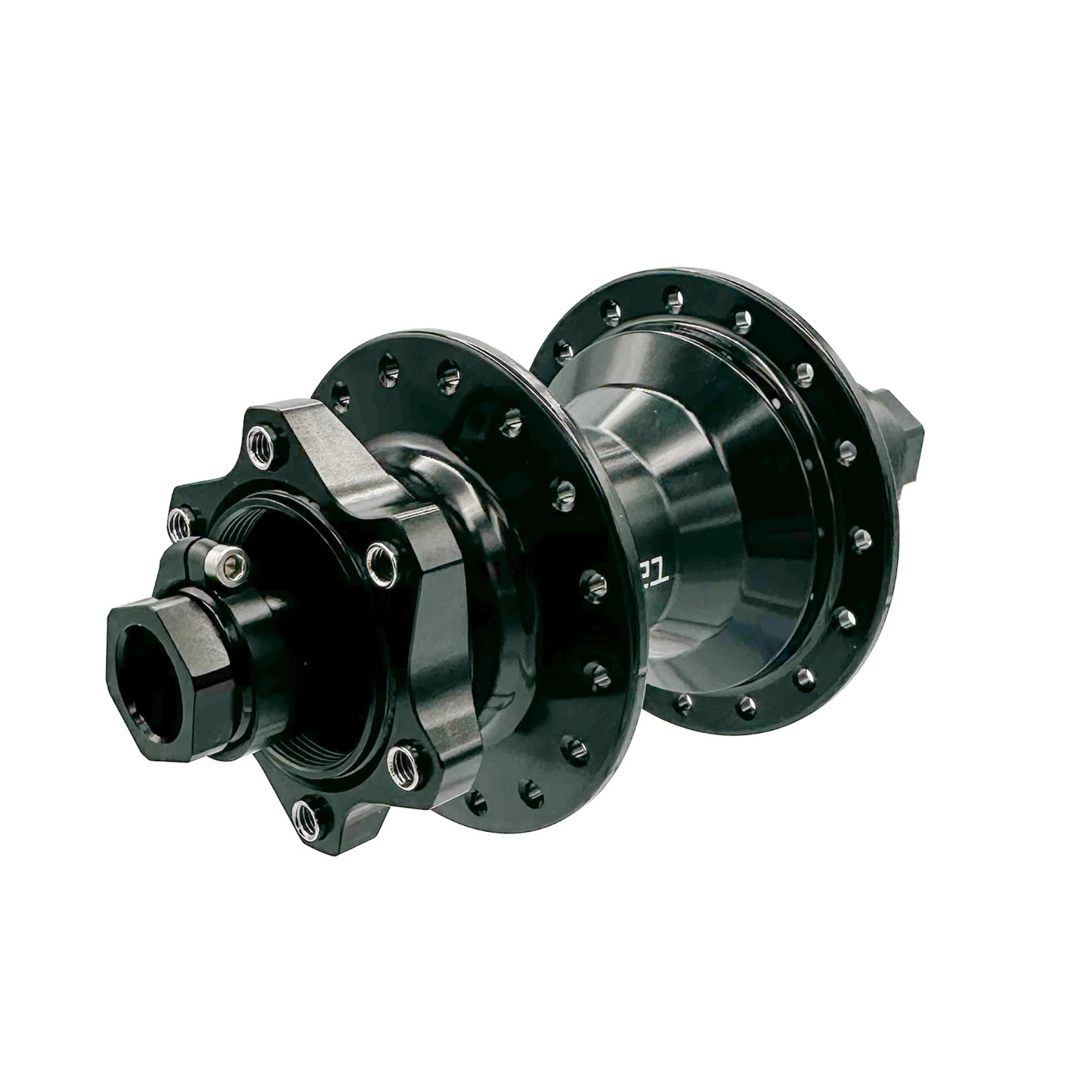 Project 321 G3 rear hub 12x142 rotor side close up view