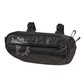 Revelate Designs Campamocha handlebar bag front zipper closed front close up view