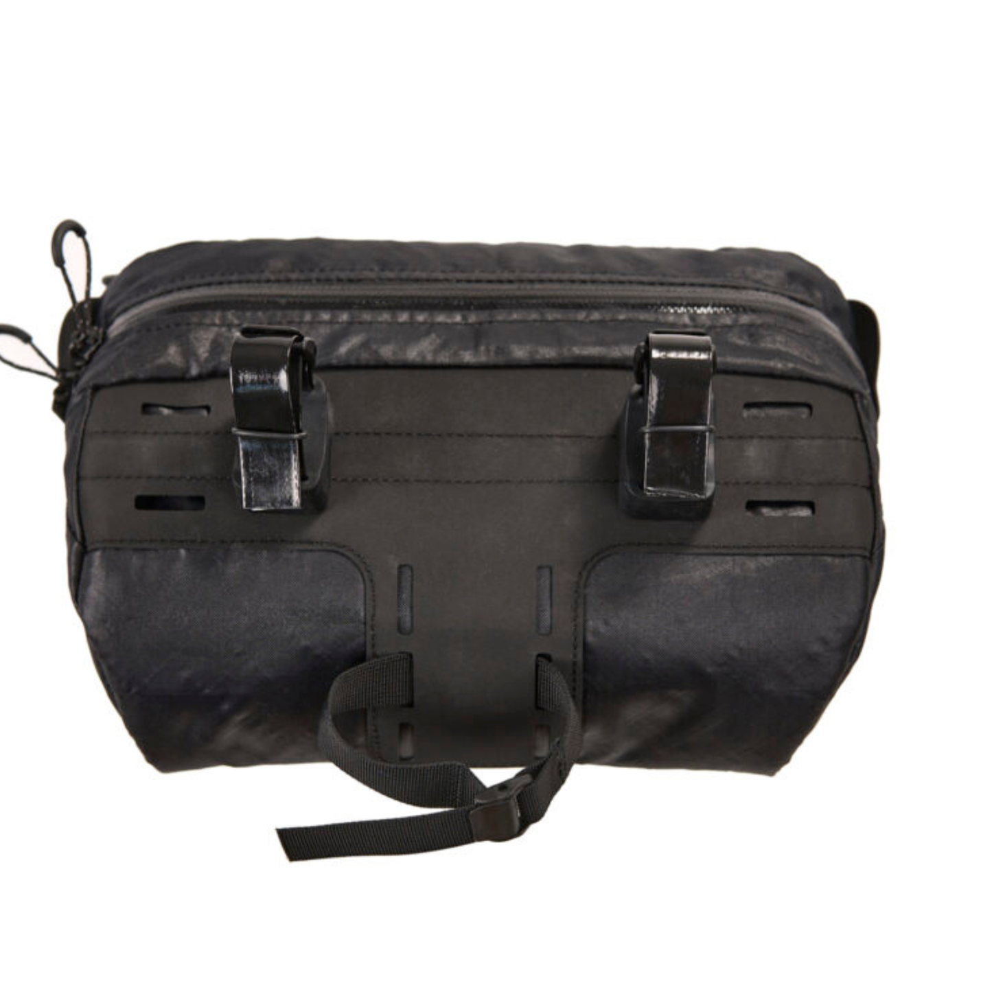 Revelate Designs Campamocha handlebar bag all pockets closed top view 