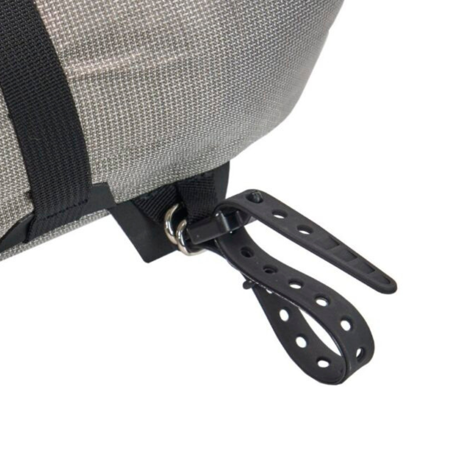 Revelate Designs Nano Panniers 2026 version lower rubber strap detail