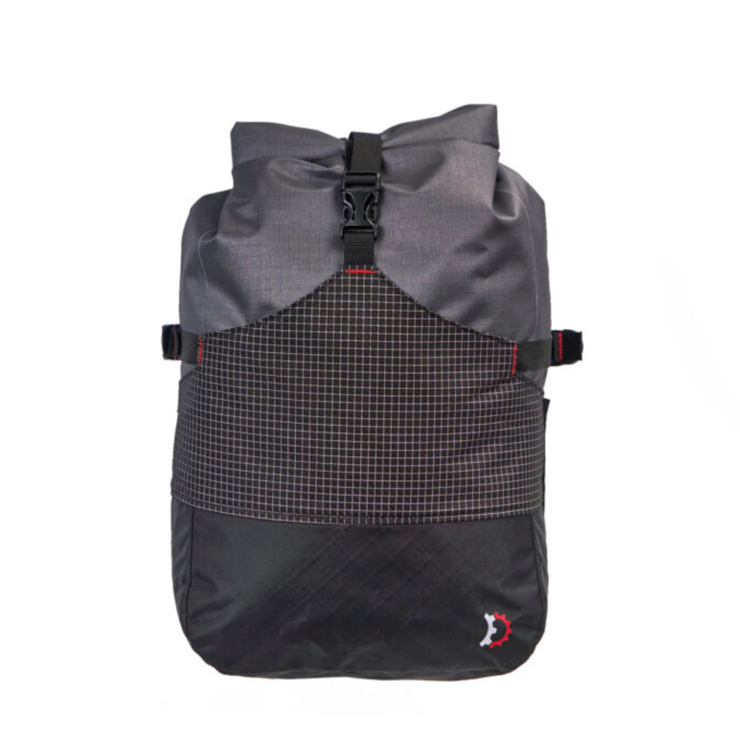 Revelate Designs Portage Pannier filled and closed front view