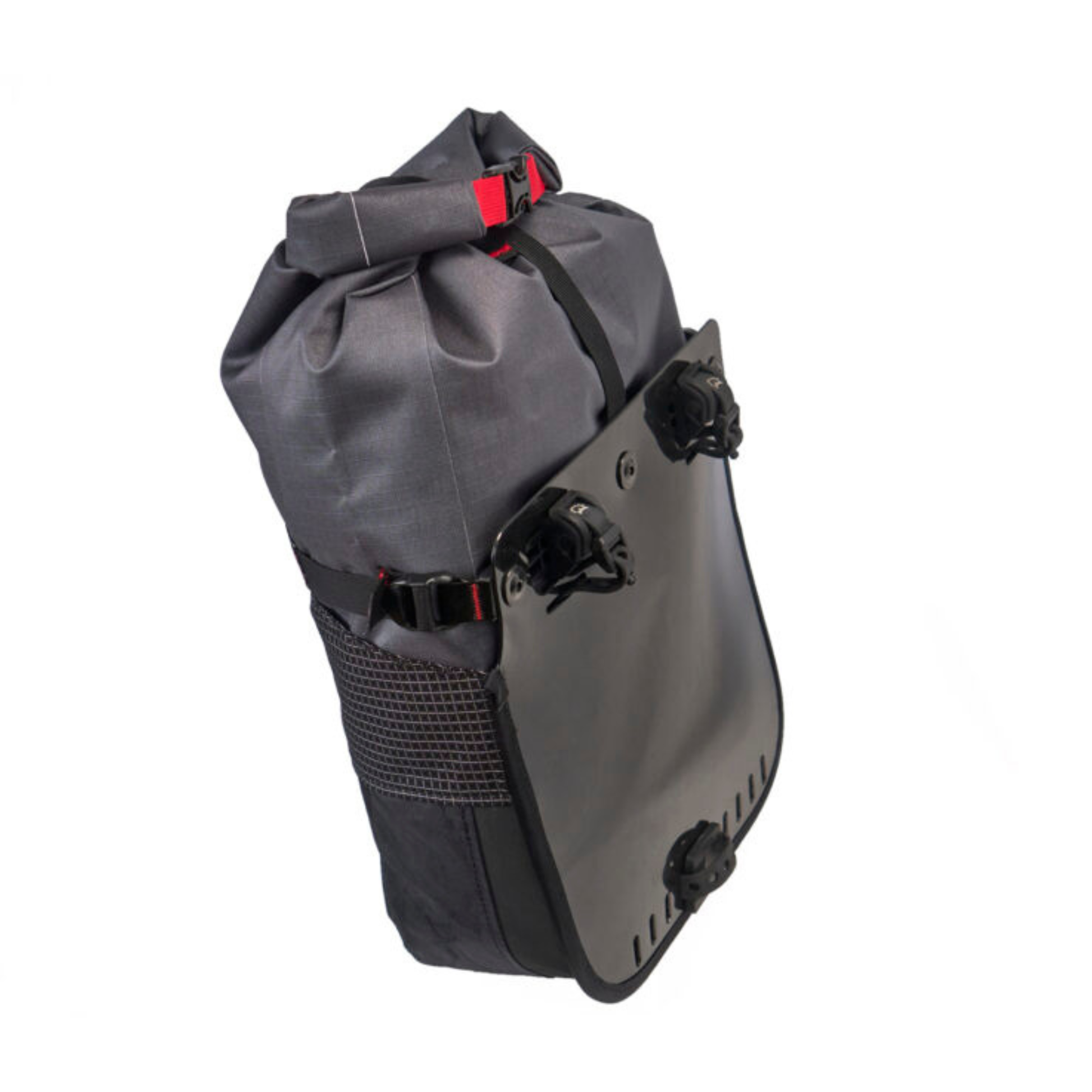 Revelate Designs Portage Pannier clamping system, back view