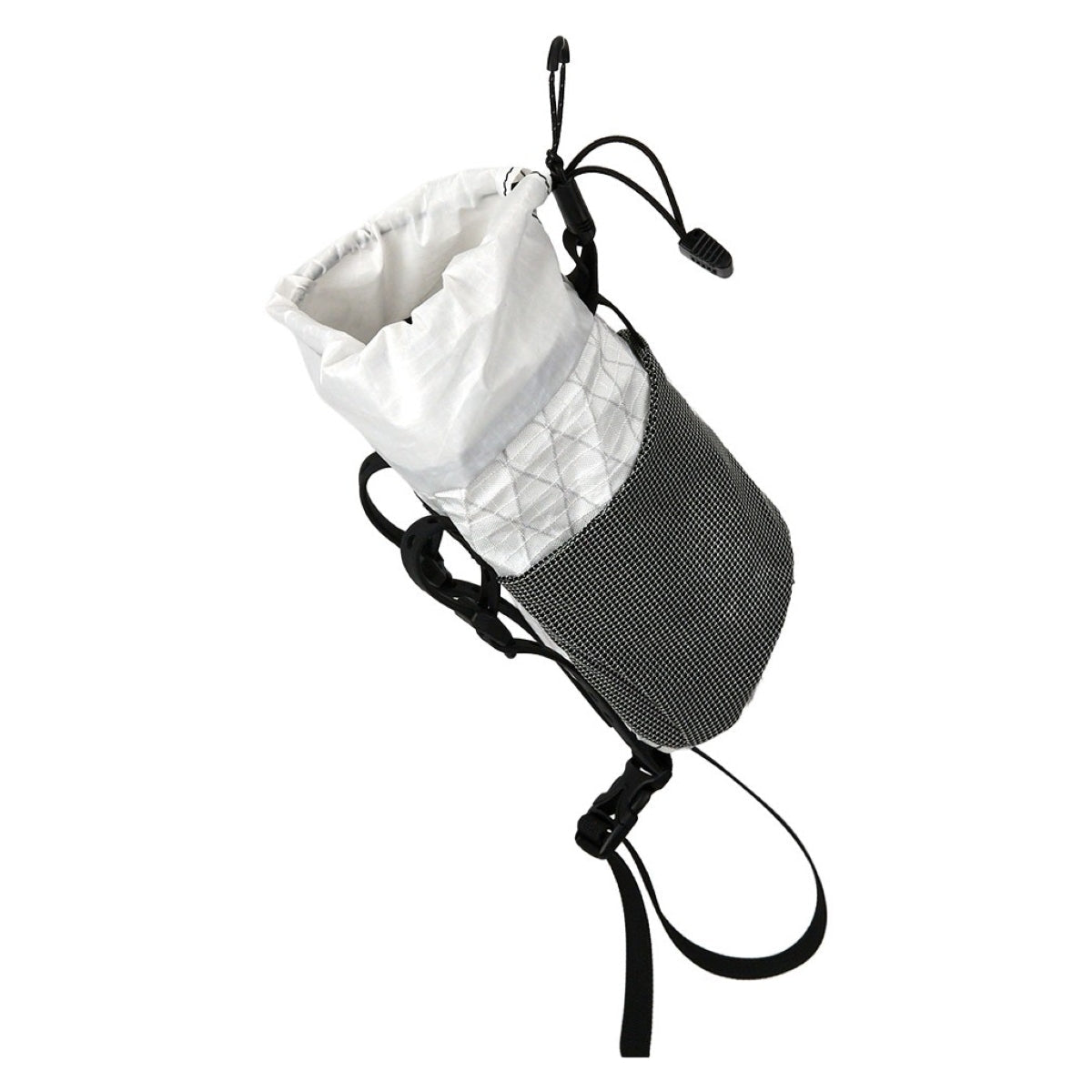 Revelate Designs Speedbag lightweight bikepacking feed bag, with a slim contoured shape, bottle storage and stretch pocket for fast rides and ultra racing