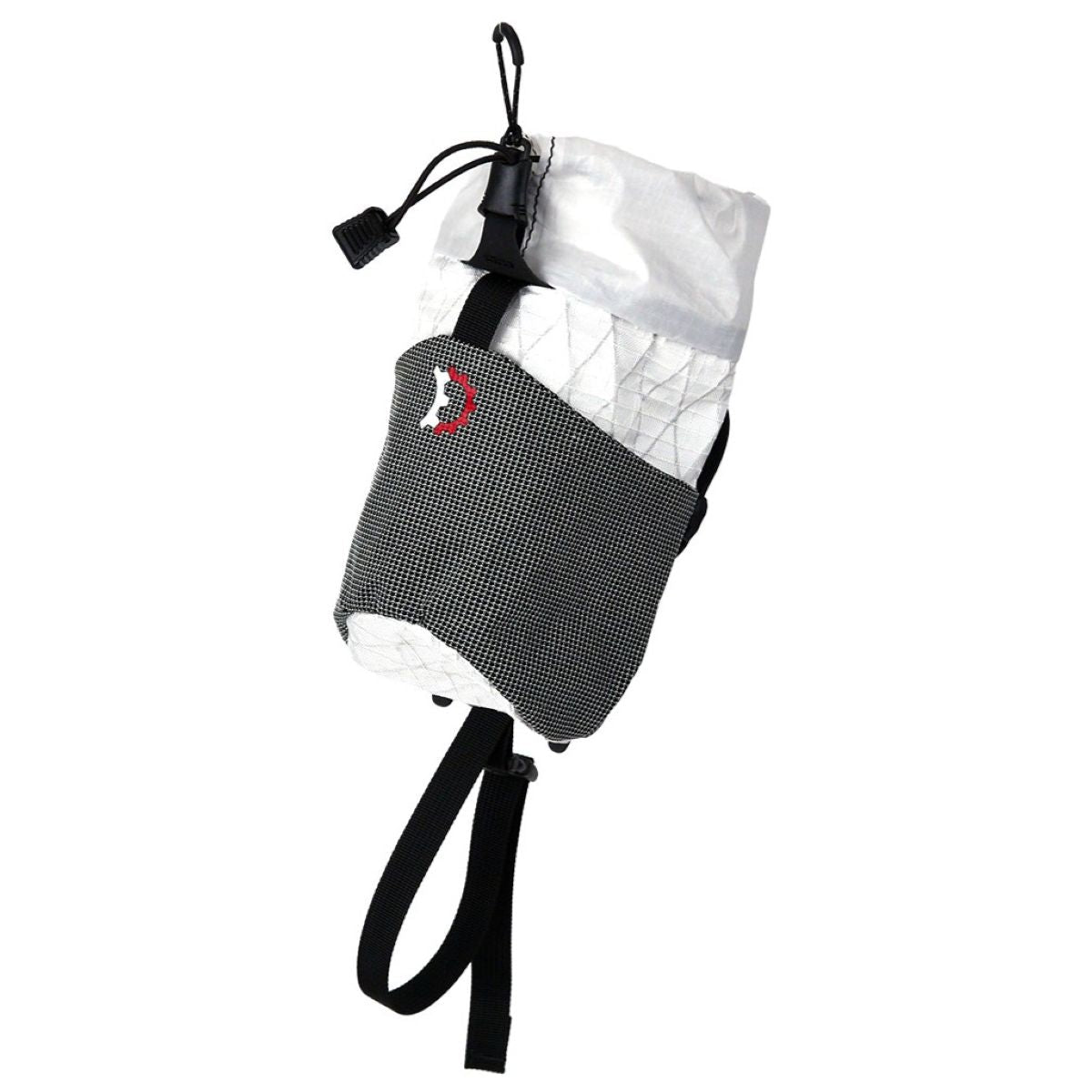 Revelate Designs Speedbag lightweight bikepacking feed bag, with a slim contoured shape, bottle storage and stretch pocket for fast rides and ultra racing