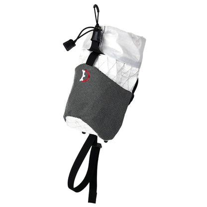 Revelate Designs Speedbag lightweight bikepacking feed bag, with a slim contoured shape, bottle storage and stretch pocket for fast rides and ultra racing