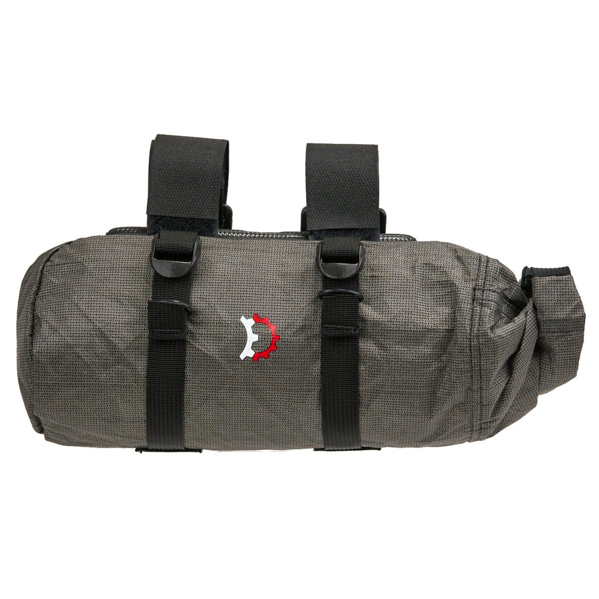 Revelate Designs Ultra Joey downtube bag, a lightweight Challenge Ultra 200 X bikepacking bag with roll-down closure and stable off-road mounting.