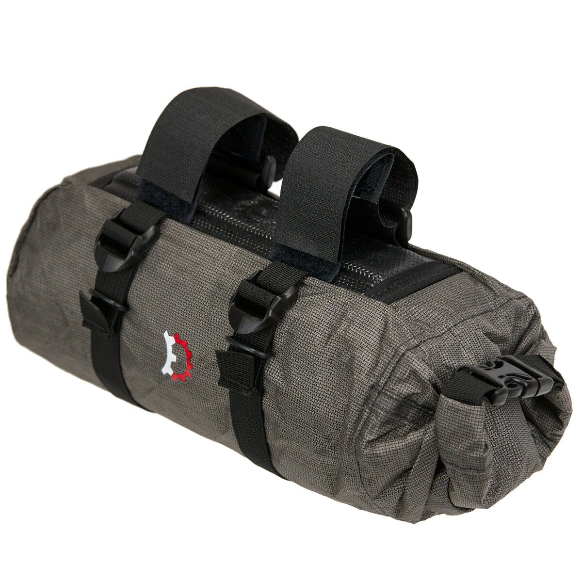 Revelate Designs Ultra Joey downtube bag, a lightweight Challenge Ultra 200 X bikepacking bag with roll-down closure and stable off-road mounting.