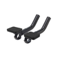 Ritchey Mini Sliver clip on aero extensions with padding back right side view