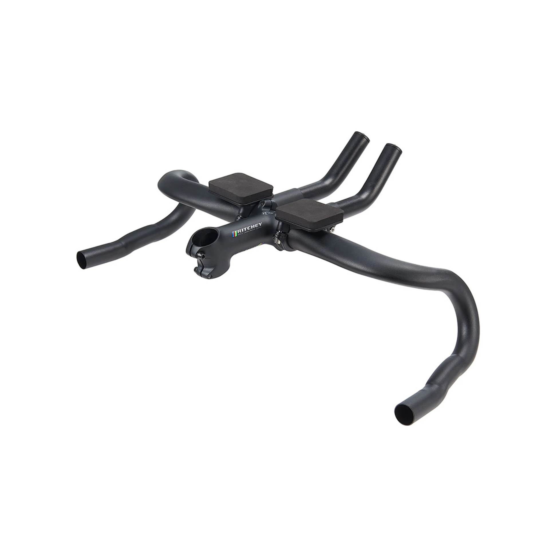 Ritchey Mini Sliver clip on aero extensions with padding back right side view