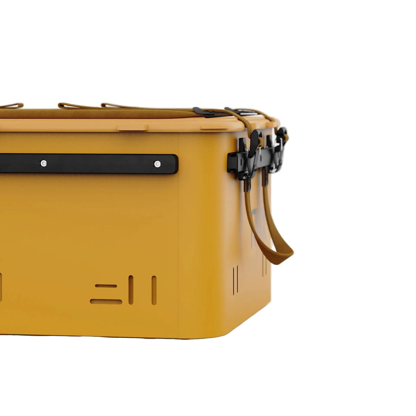 RUX 40L Gear Box waterproof modular storage box with press seal lid in Bronze for outdoor gear storage 
