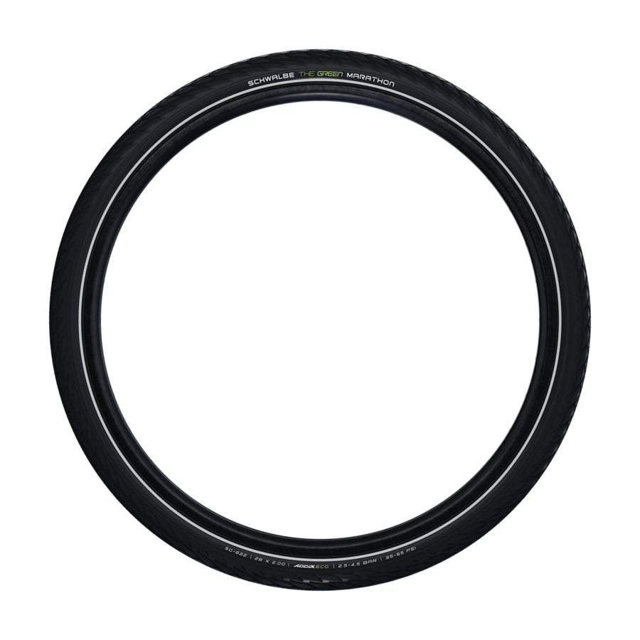 Schwalbe Green Marathon touring tire side view