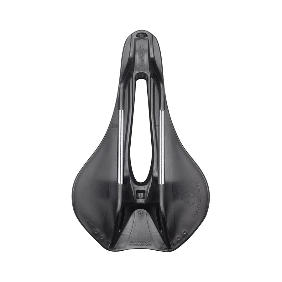 Selle Italia Model X Green Superflow saddle 145 x 245 black bottom view