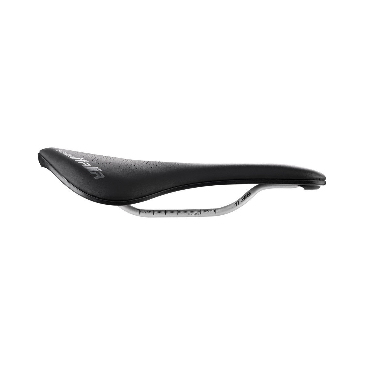 Selle Italia Novus Boost Evo TI 316 Superflow saddle black profile right side view