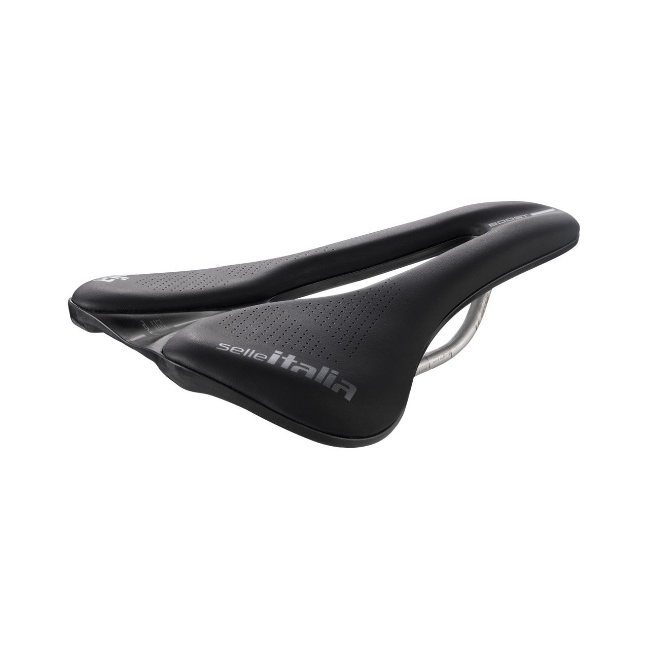 Selle Italia Novus Boost Evo TI 316 Superflow saddle black back right view 