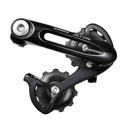 Shimano Alfine CT S500 double pulley chain tensioner black close up view
