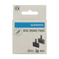 Shimano B05S-RX resin disc brake pads inside the package