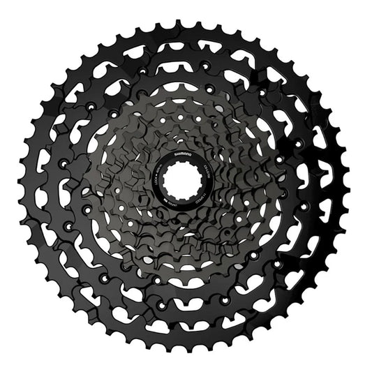 Shimano CUES CS LG700 11 speed cassette close up view