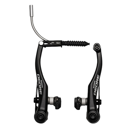 Shimano Deore BR-T610 front V-brake black front view